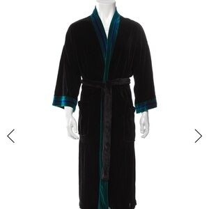 Christian Dior Monsieur Colorblock Velvet Robe — One Size (Very Good Condition)